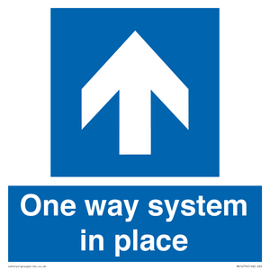 One way system in place